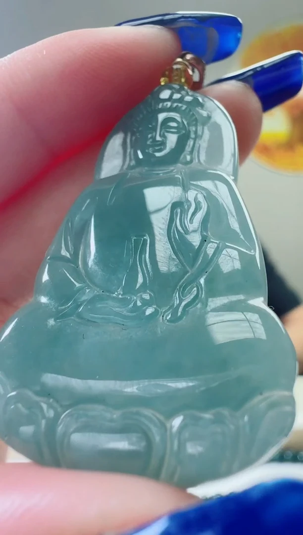 颈饰未镶嵌翡翠天然A货翡翠  多样性随机发其一