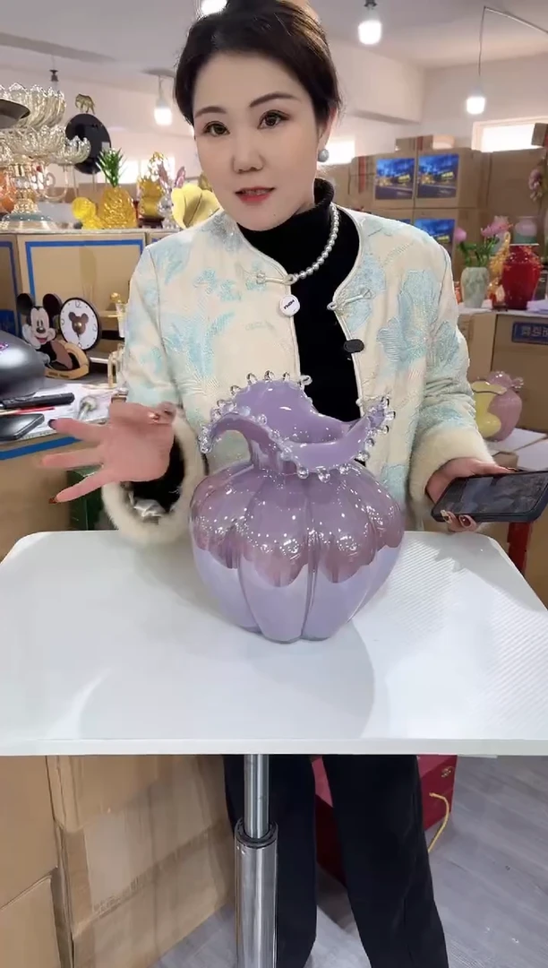 【闪购商品】琉璃椿轩花器K-6晚