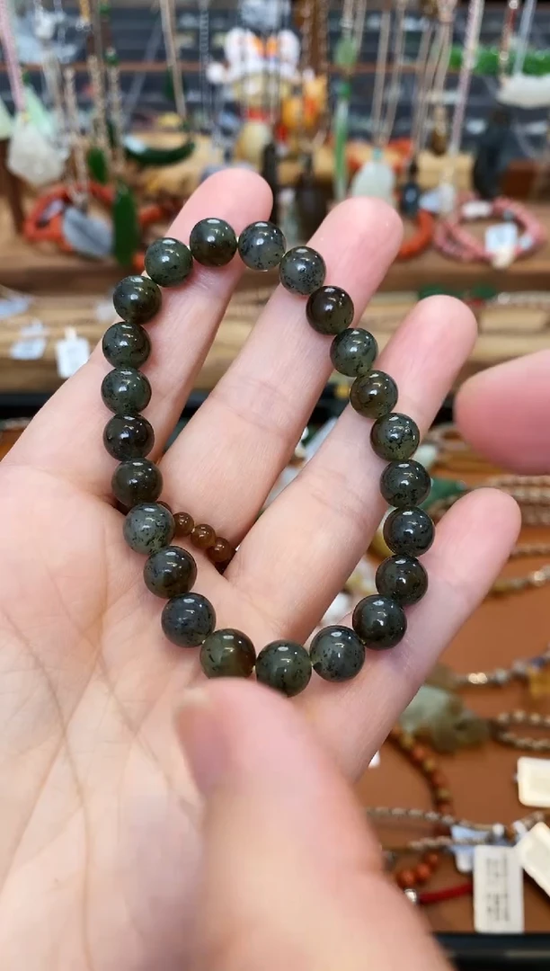 【闪购商品】和田玉手链未镶嵌青花手串