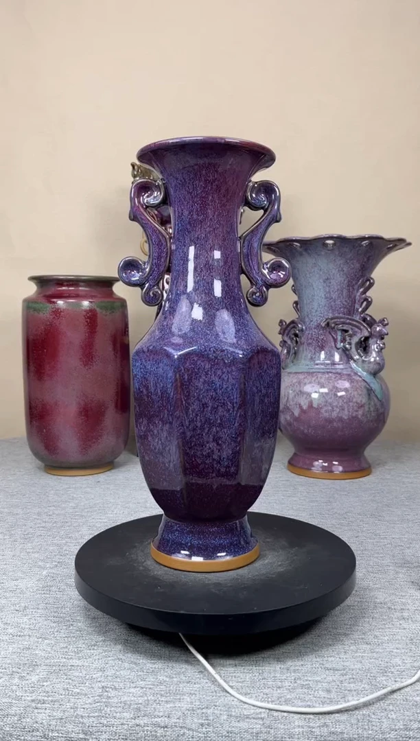 摆件陶神垕钧瓷收藏工艺品