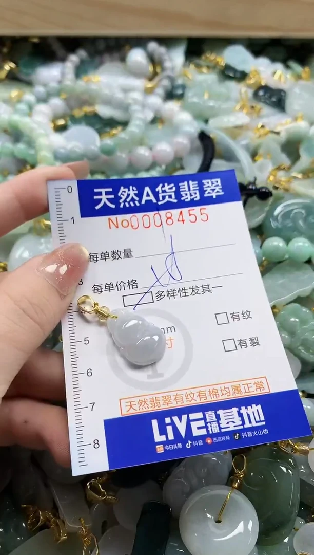 颈饰未镶嵌翡翠天然A货翡翠