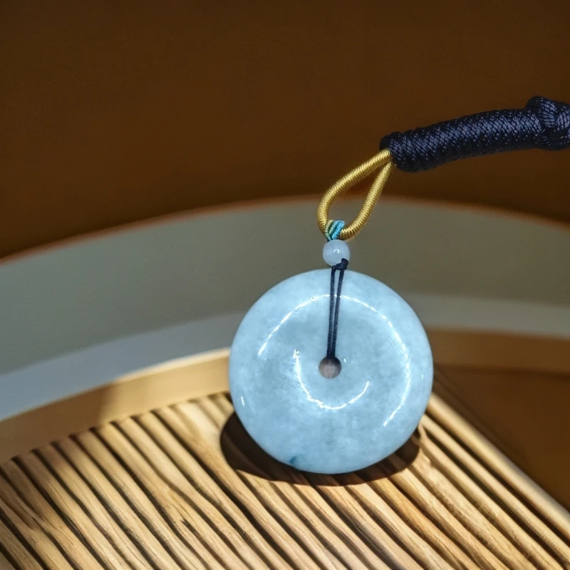 【主播福利】平安扣天然翡翠缅甸男女情侣玉吊坠多样性发货只发一件