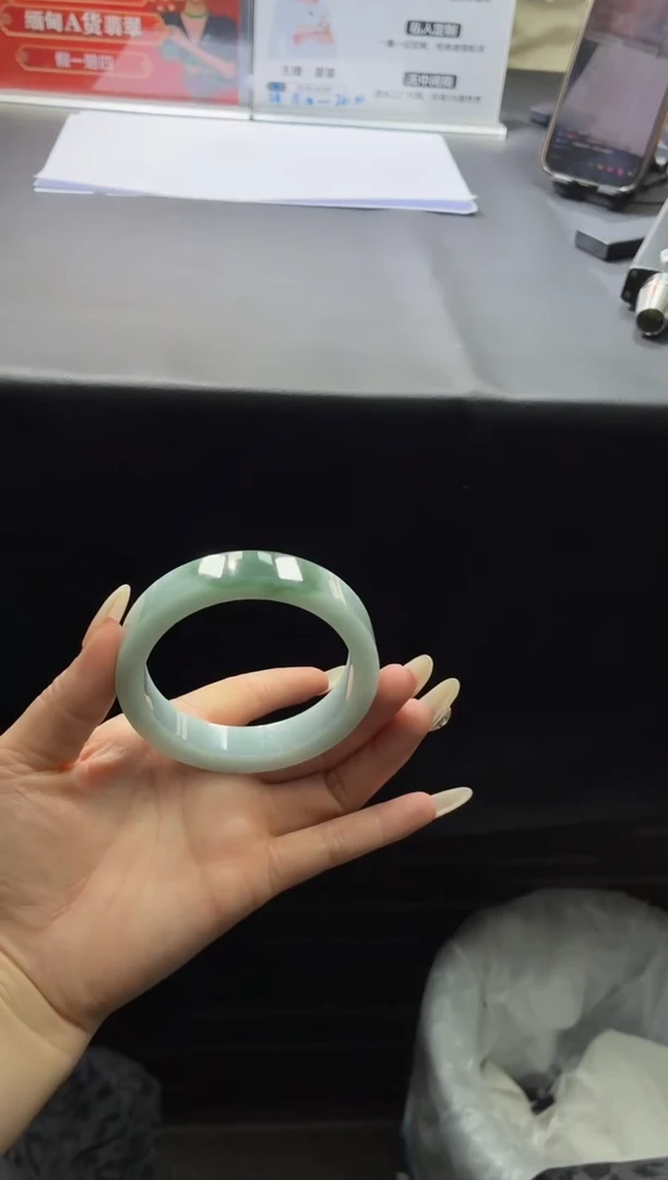 未镶嵌手镯定制翡翠鱼*游手镯DDX/发一件