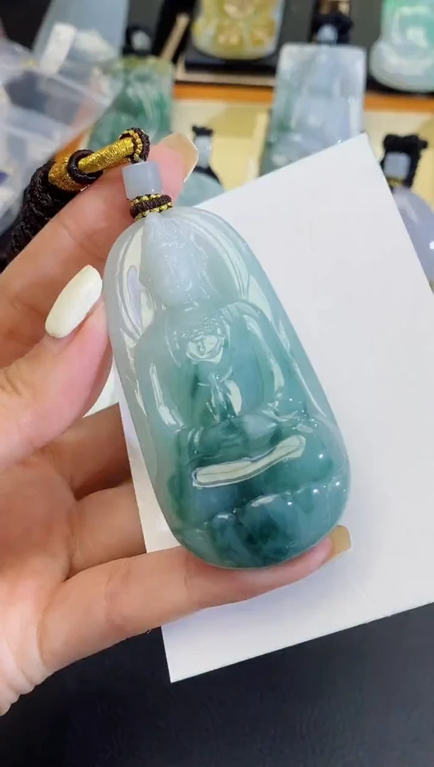 颈饰未镶嵌翡翠缅甸天然翡翠