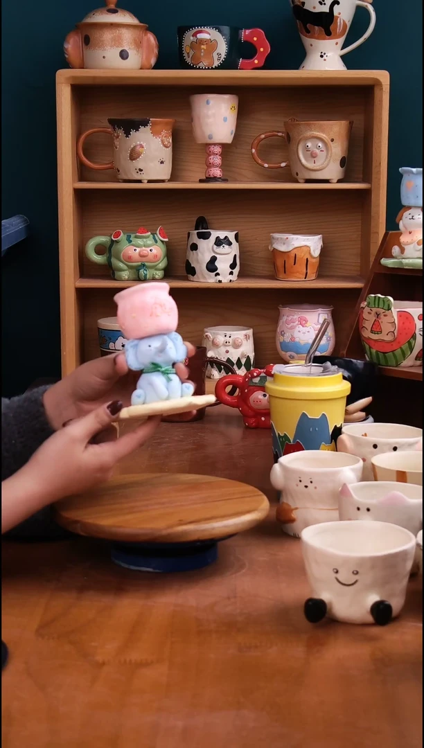 摆件陶景德镇原创手工陶瓷