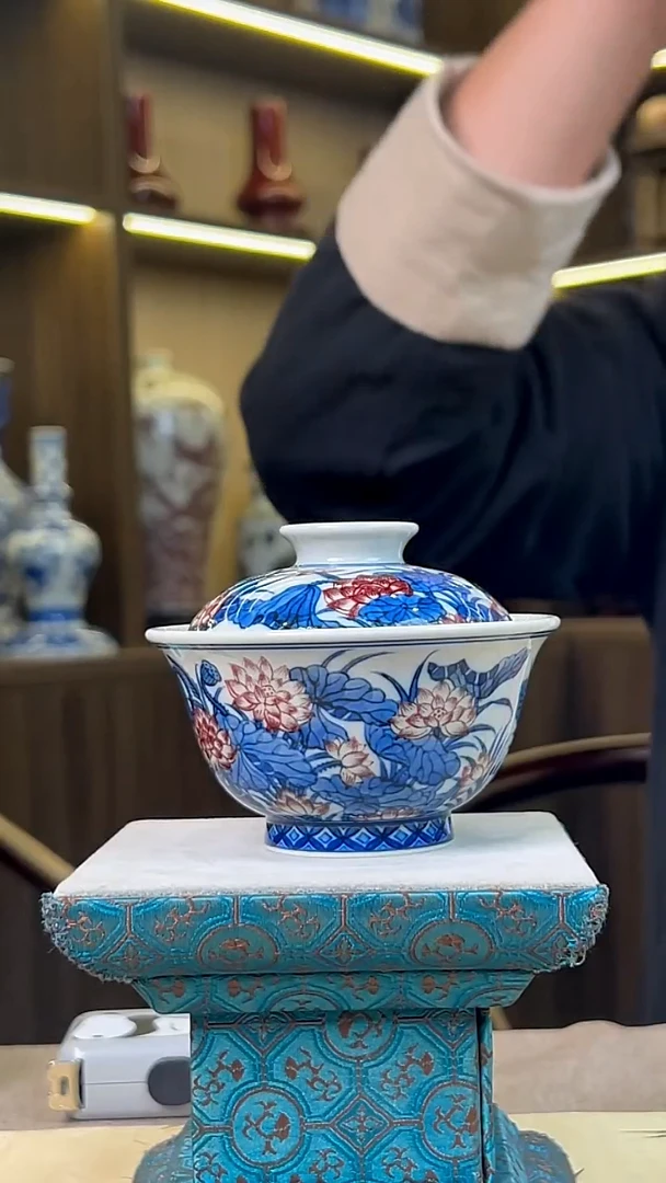 瓷片景德镇毛仔柴窑杯