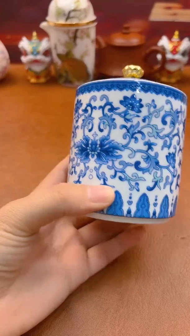 陶瓷茶具摆件旅行套组