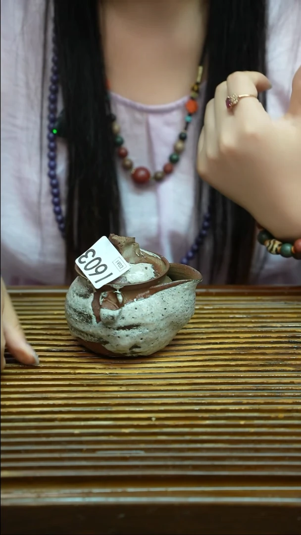万古烧粗陶手工茶具