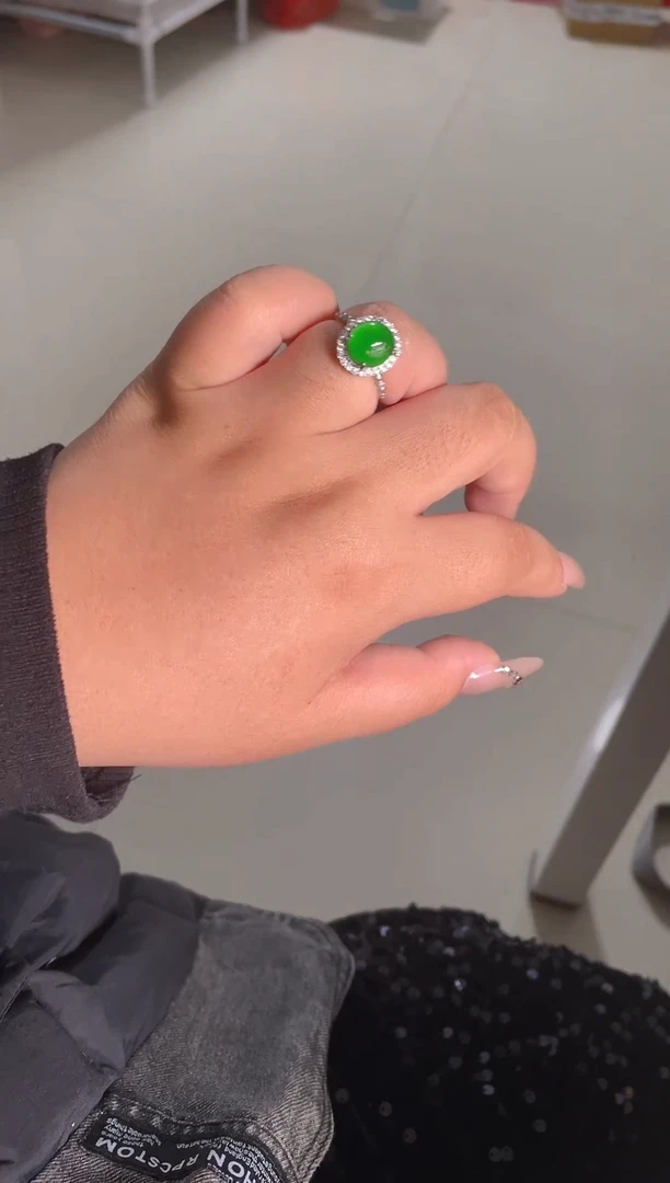 【闪购商品】翡翠戒指未镶嵌天然A货翡翠