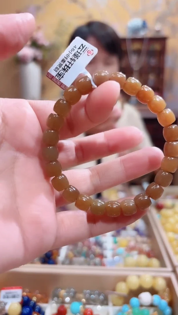 未镶嵌手串和田玉设计款珠串8+