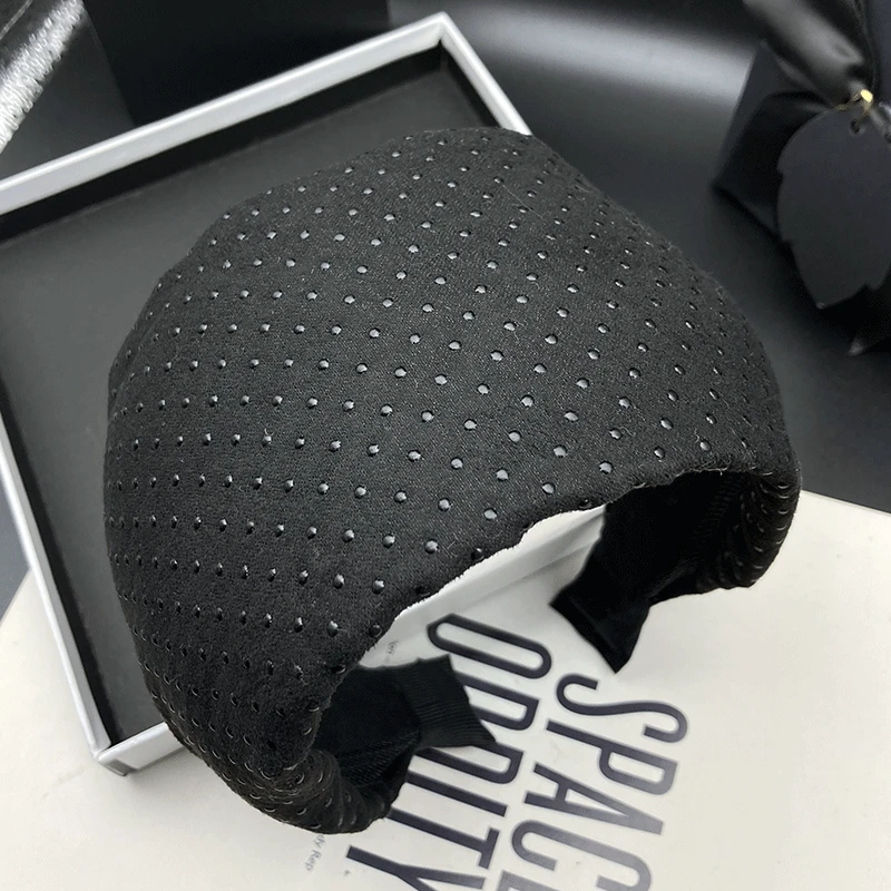 新款超宽黑色烫钻发卡发箍女成人气质发窟遮白发宽边压发洗脸头箍