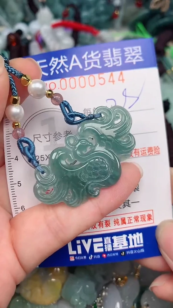 翡翠未镶嵌颈饰...0000544