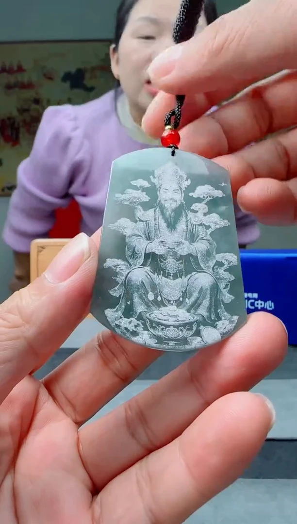 【闪购商品】翡翠颈饰未镶嵌财神