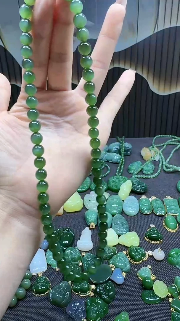 和田玉未镶嵌挂件8