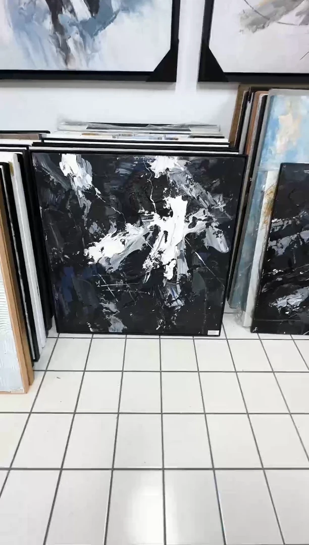 168现代艺术装饰画油画100cm*100cm