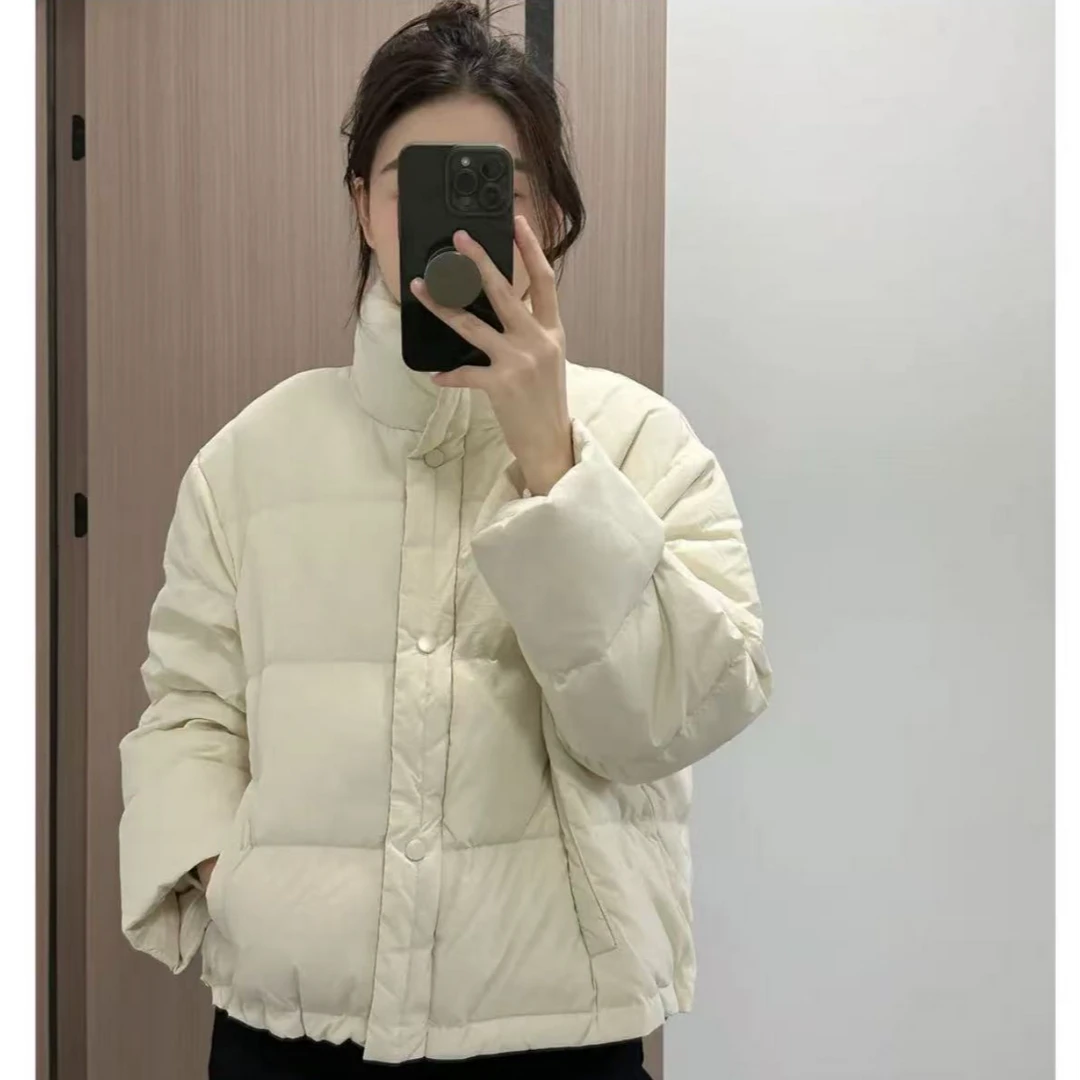 短款韩系羽绒服宽松加厚韩版立领 3012