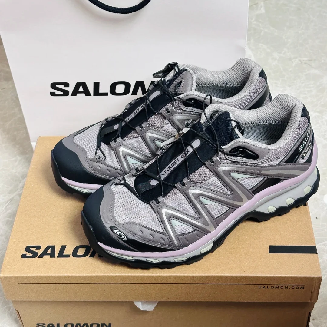 SALOMON/萨洛蒙XT-QUEST 海鸥灰户外潮流运动减震徒步鞋 491277