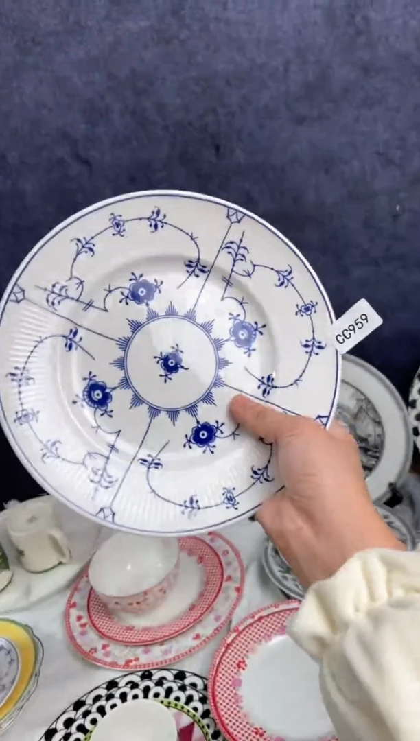 【闪购商品】瓷片陶瓷原单CC959餐具1个8寸