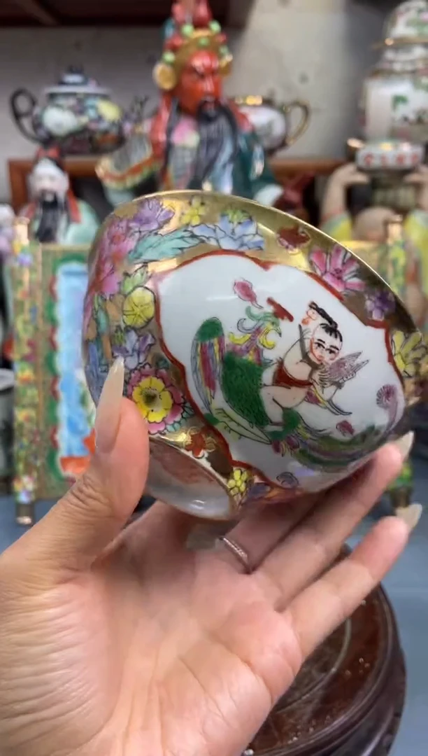 瓷片微瑕慎拍景德镇窑老厂瓷器单件