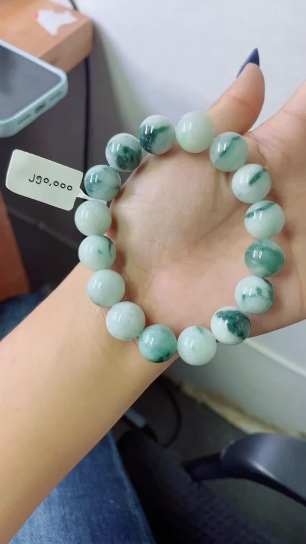 未镶嵌定制翡翠珠串