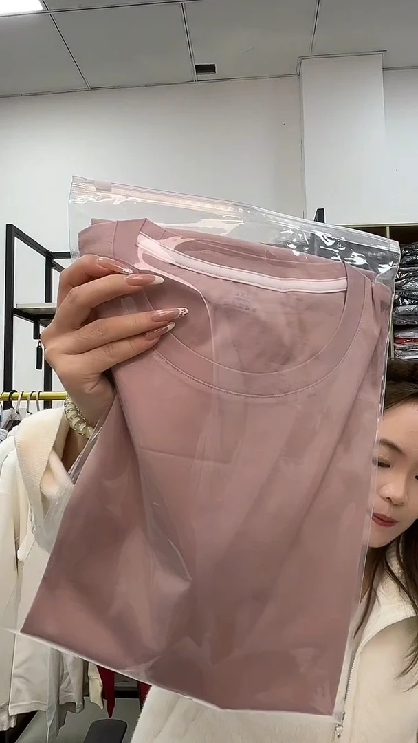 短袖T恤 粉色 2xl码023