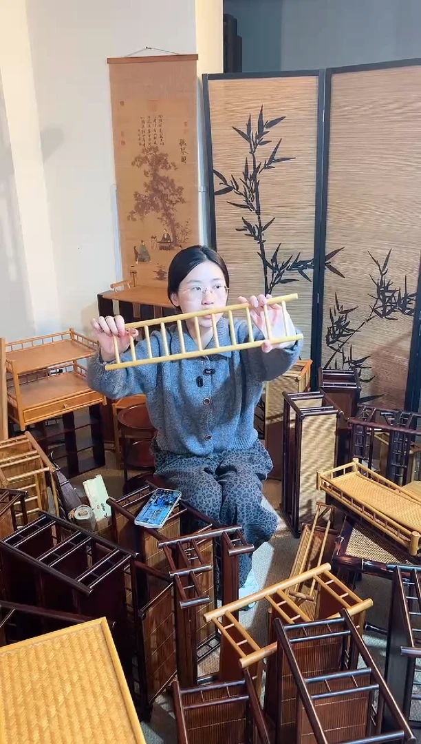 节节高云梯高山楠竹置物架
