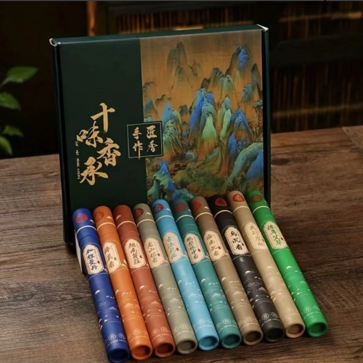 94-天然线香10管彩盒包装TJ052