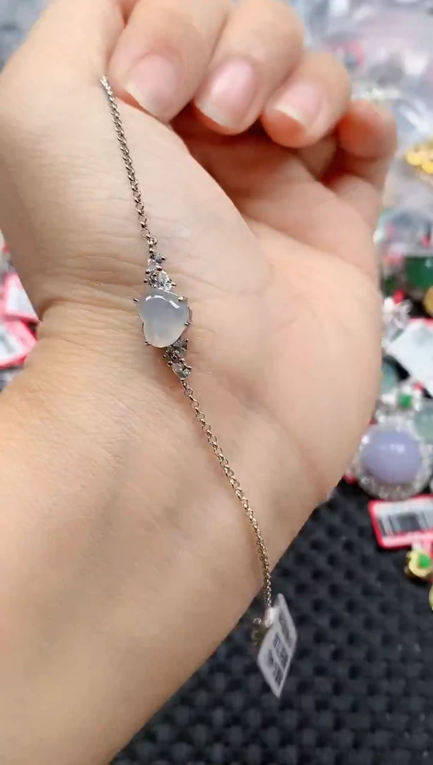 银S925镶嵌戒指翡翠天然A货缅甸翡翠