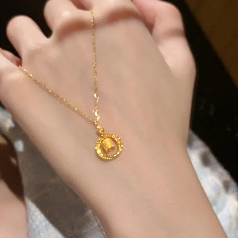 卡柒 铜合金项链 新中式铃兰花项链轻奢小众设计高级感精致锁骨链