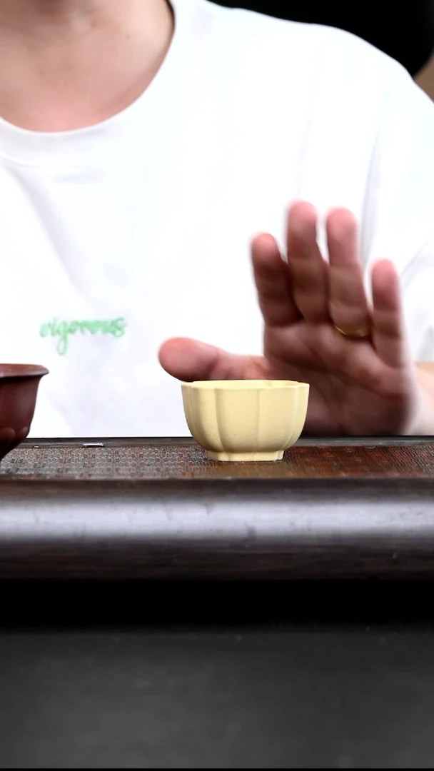 茶杯紫砂YZGT17399 静淑杯 本山绿