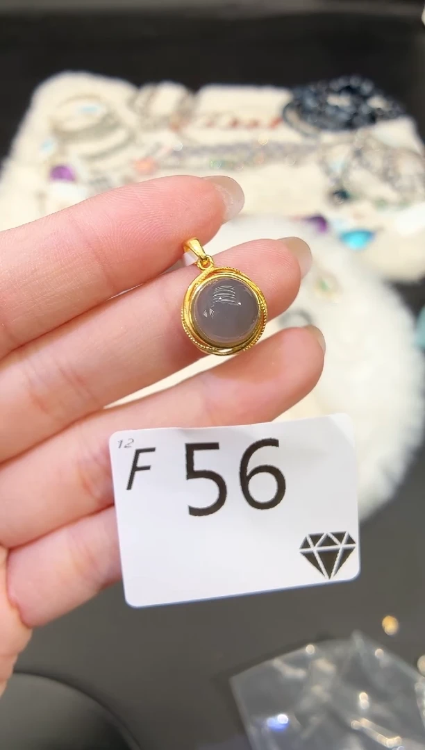 银S925镶嵌和田玉珠宝奇石多样性发一F56