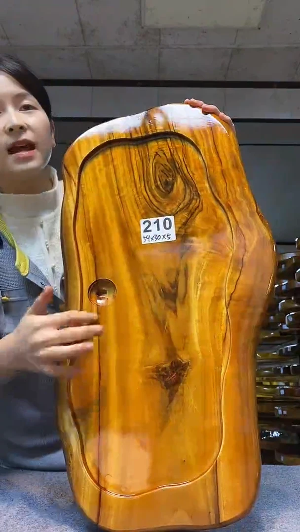 实木原木茶盘 一物一拍(不含配件）