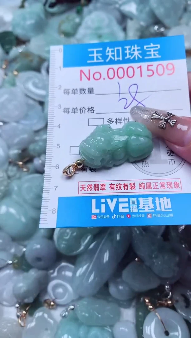 吊坠(不含链)未镶嵌翡翠1509
