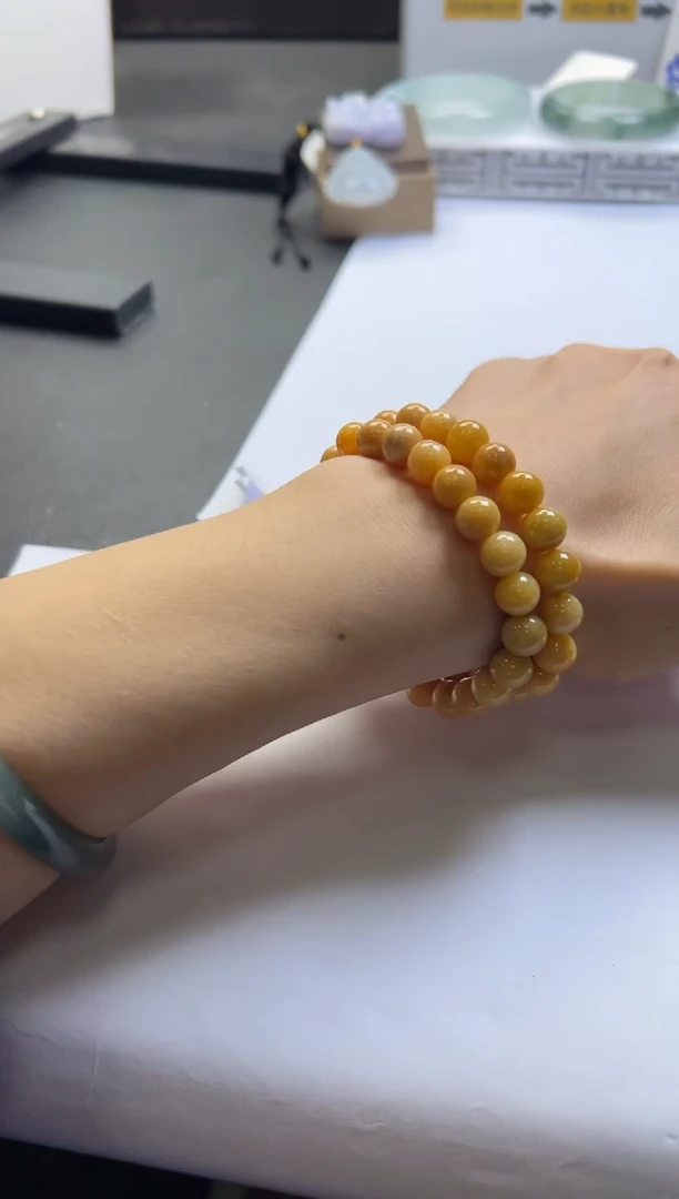 未镶嵌手链翡翠翡翠手串有瑕放漏多样性发其一