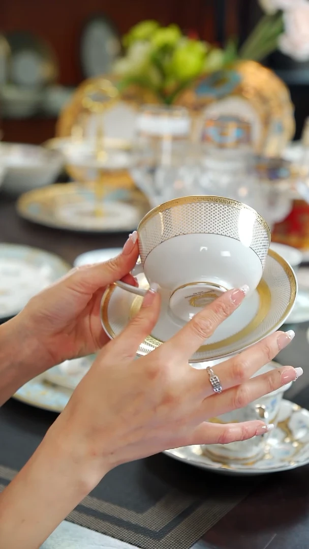 瓷片咖啡杯碟2套