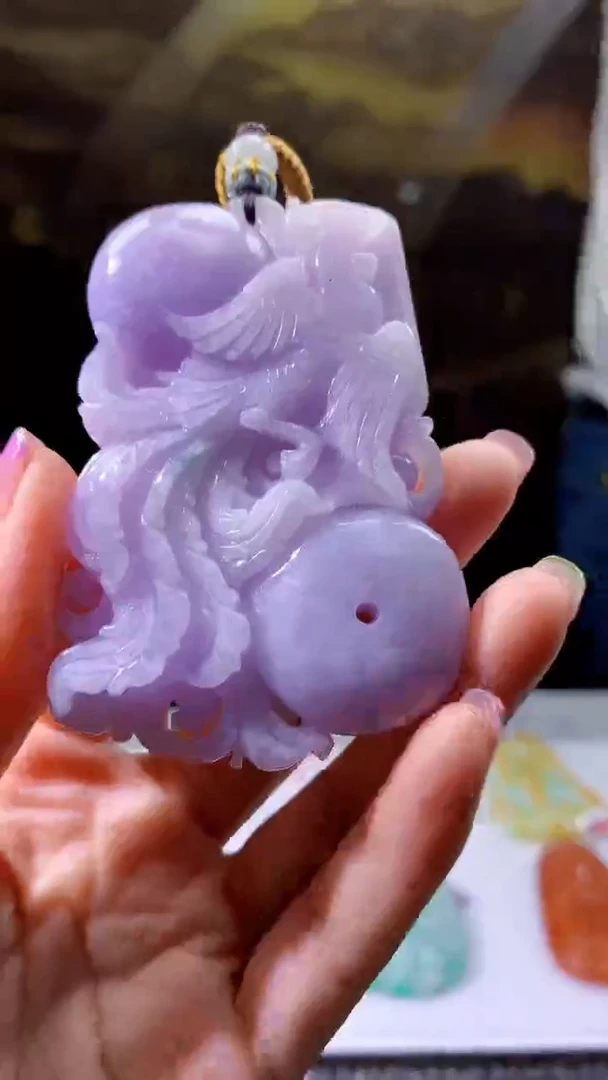 定制翡翠未镶嵌1085jj-毛货挂件41