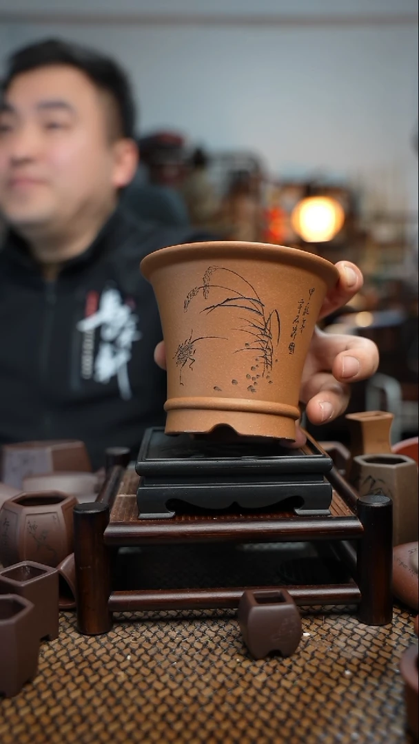 【闪购商品】紫砂花盆長木軒精品紫砂