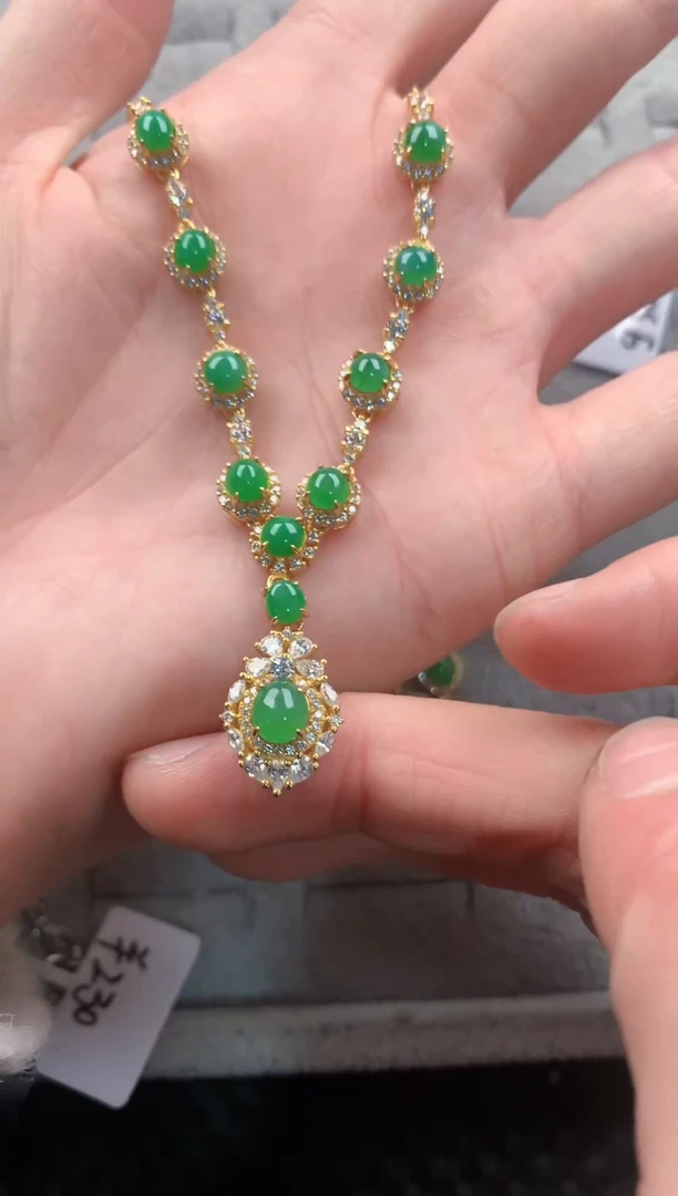 银S925镶嵌戒指翡翠333  4