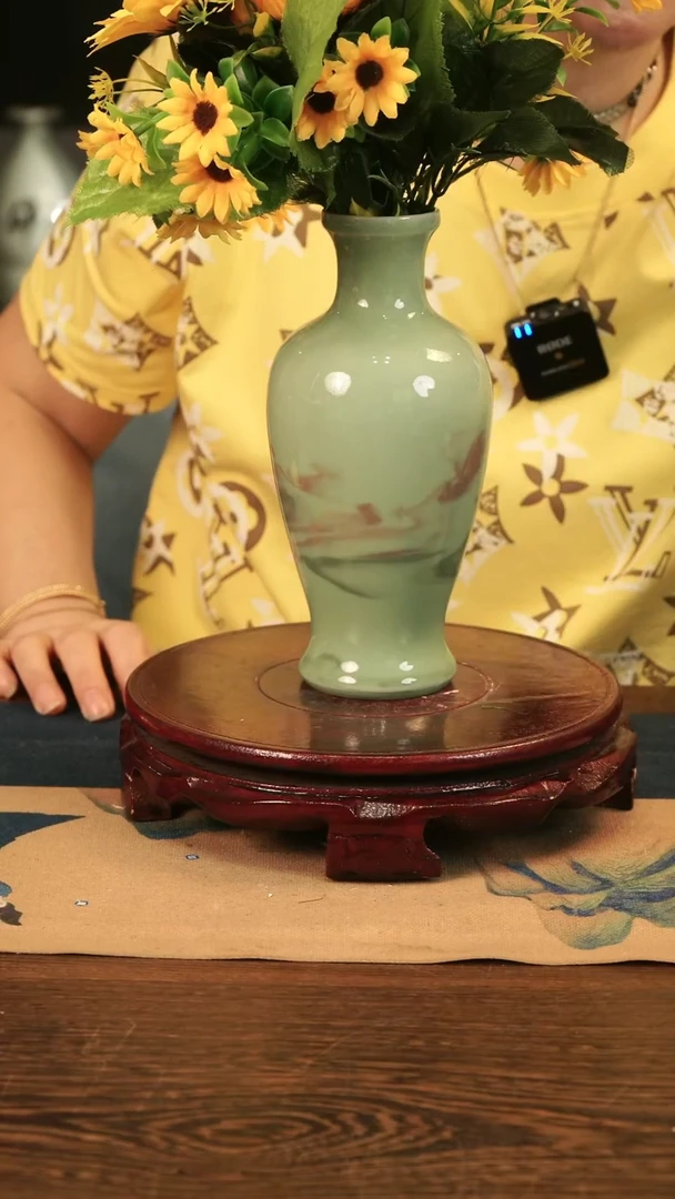 纯手工 绞胎 花瓶