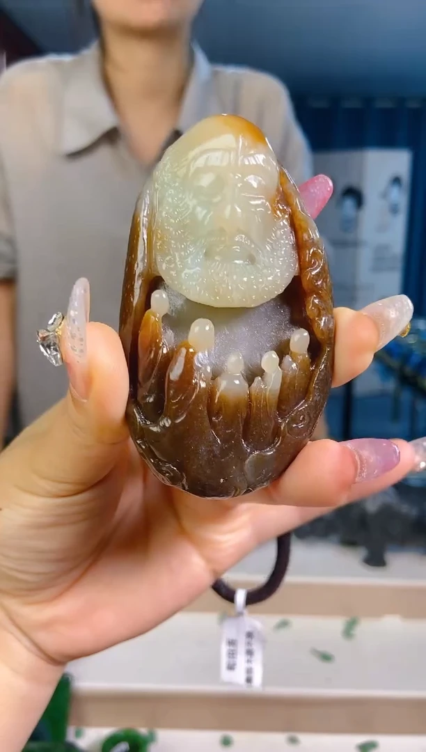 和田玉未镶嵌挂件1