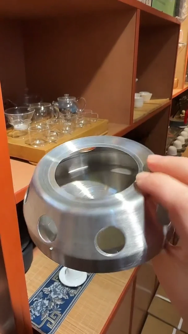 不锈钢蜡烛温茶座  茶壶加热底座