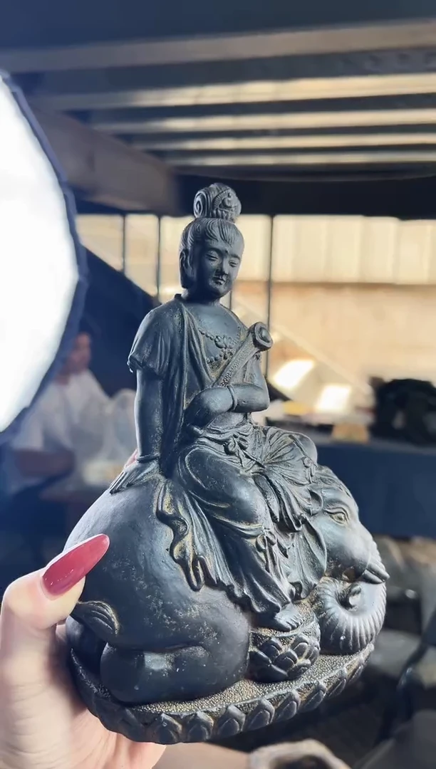 陶土【火山泥】普贤菩萨