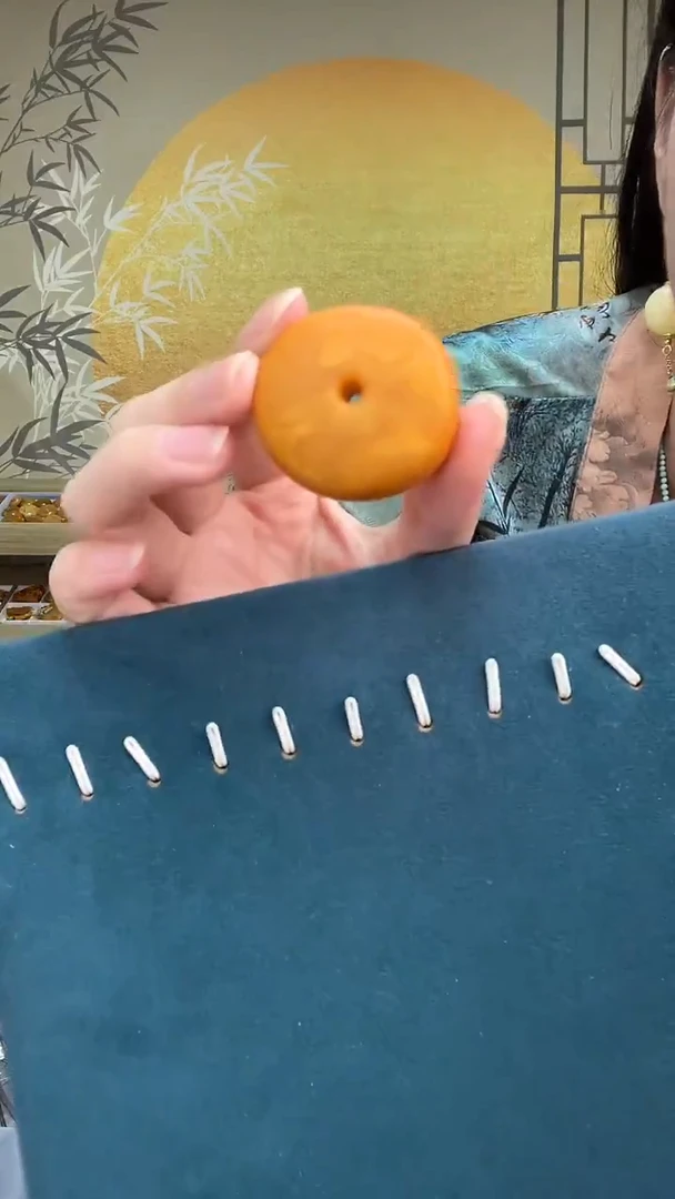裸石琥珀未镶嵌A2400天然蜜蜡绑绳
