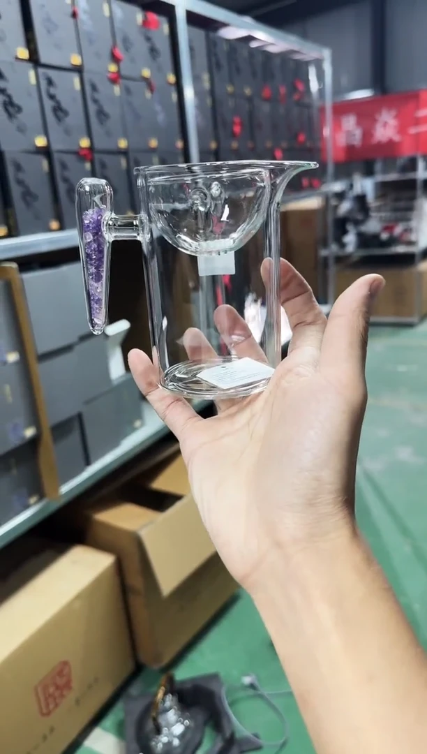 半月公道杯紫水晶 晶焱金标