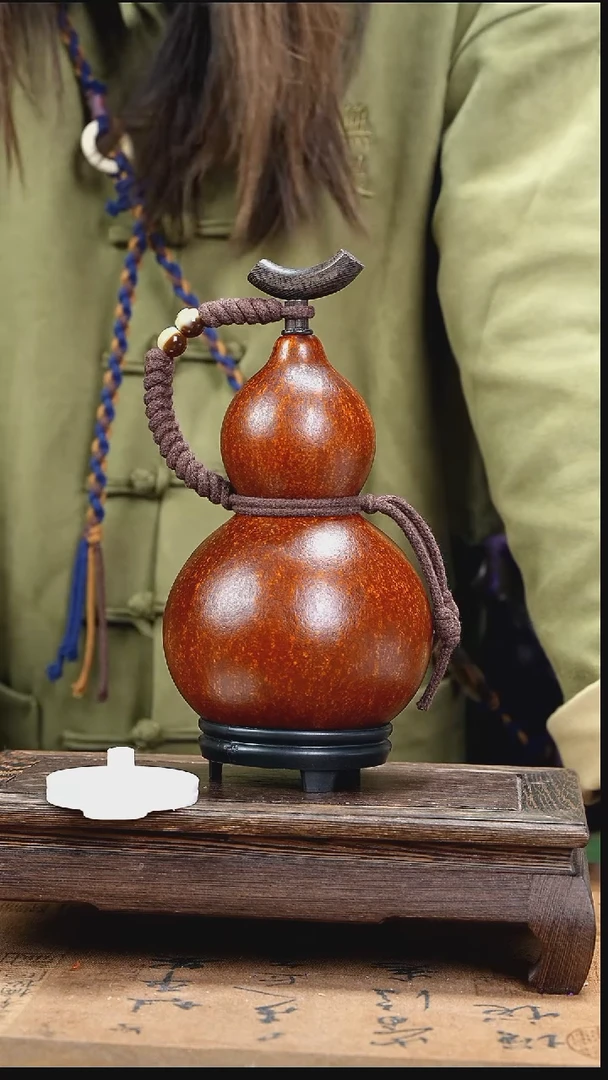 朵*YX062复古网兜款天然酒葫芦（一物一拍）