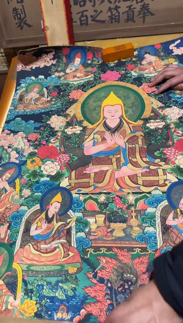 卷轴画精品唐卡=====藏藏的 工艺请走