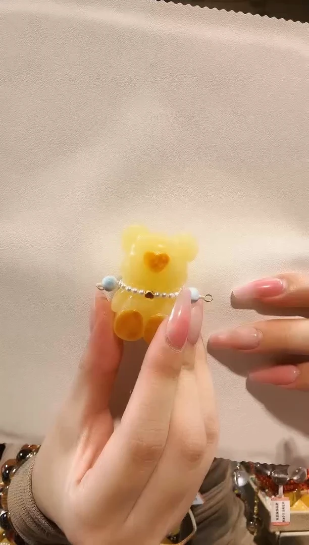 琥珀颈饰未镶嵌挂坠