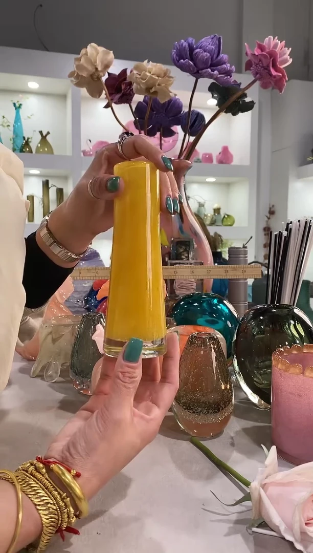慕忆家手作琉璃花瓶