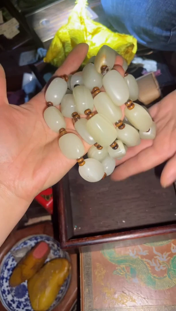 手链未镶嵌和田玉微瑕疵介意勿拍子子串随机一串