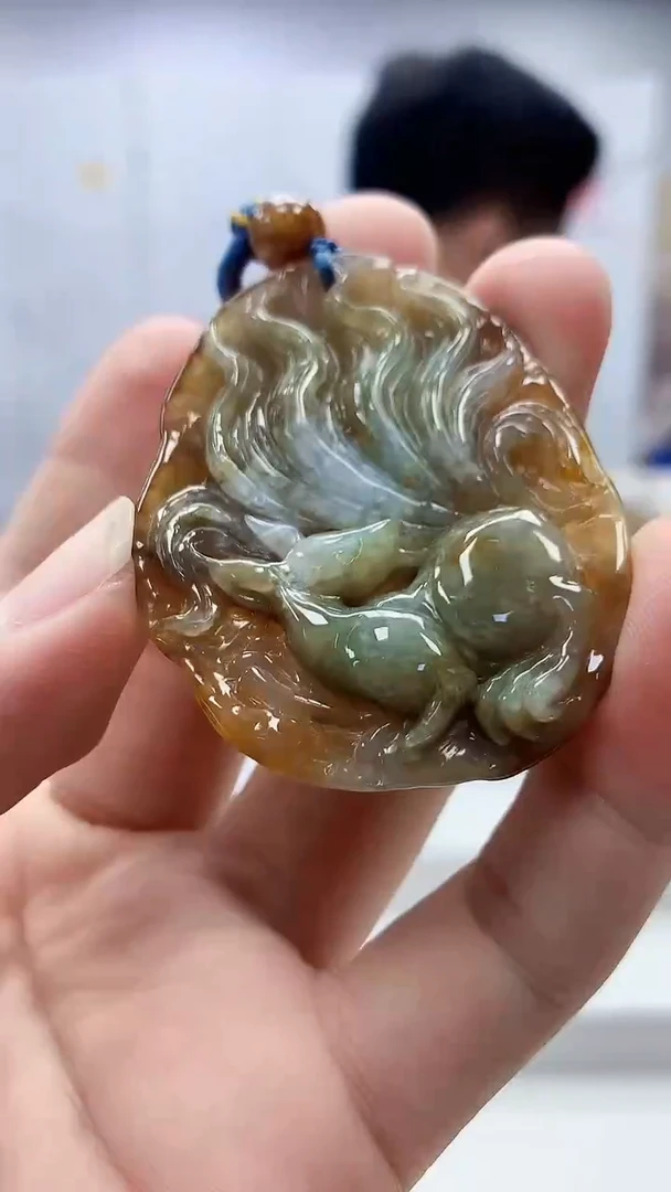 定制翡翠未镶嵌4917bb-毛货挂件59